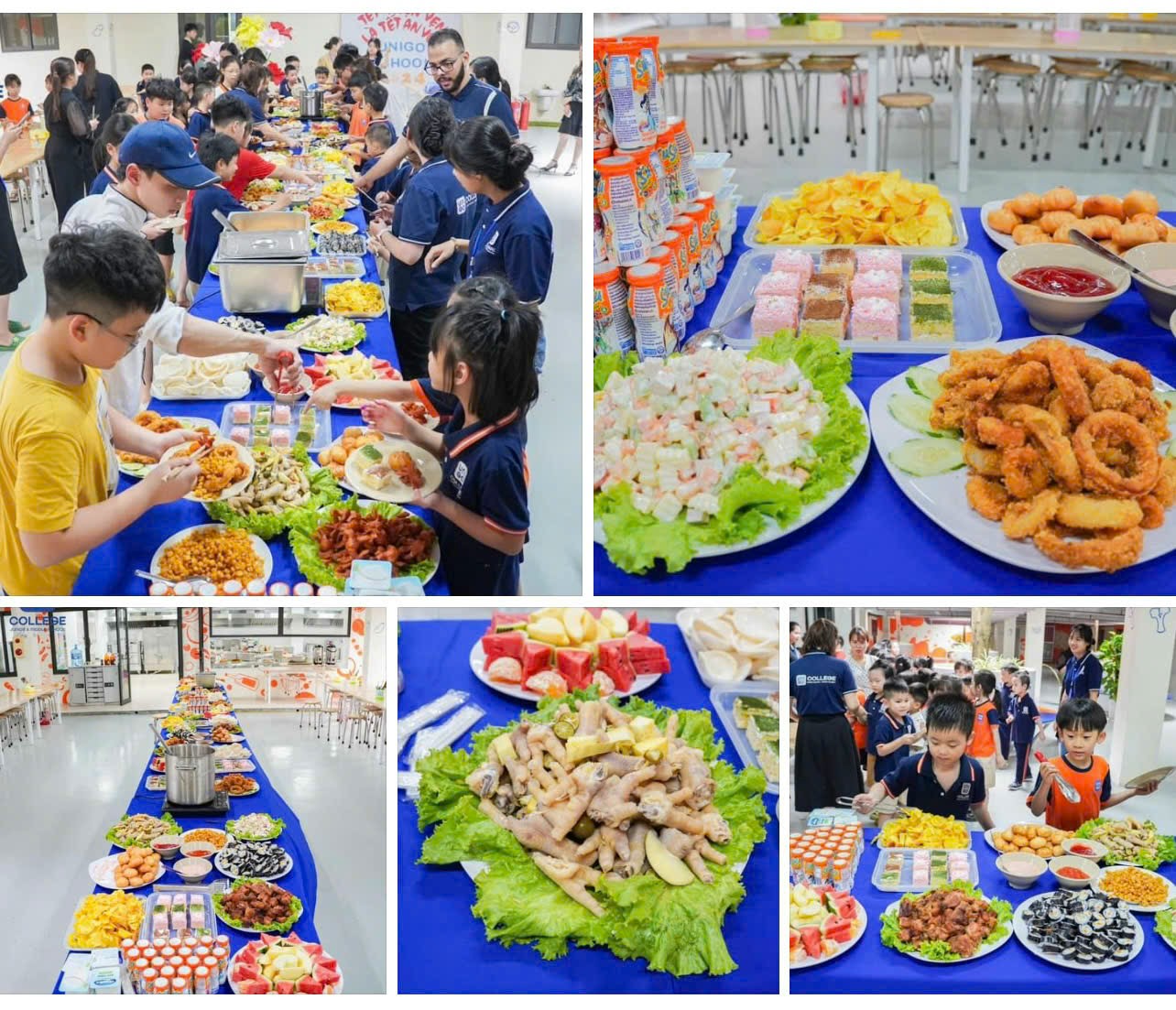 BUFFET TẠI UNIGO COLLEGE CÓ GÌ ?